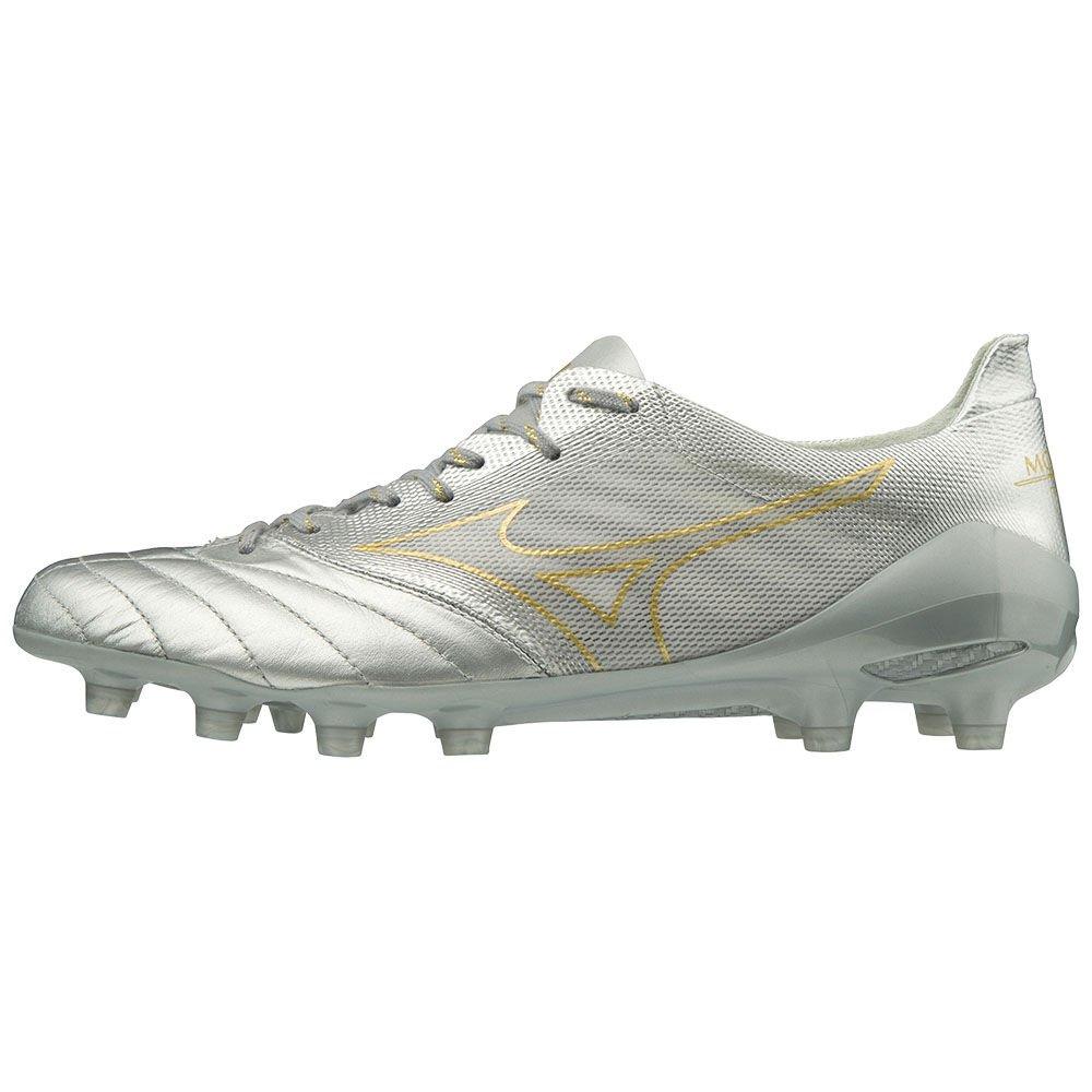 Mizuno Men's Soccer Cleats MORELIA NEO II BETA Silver/Gold - CEOMGIN-46